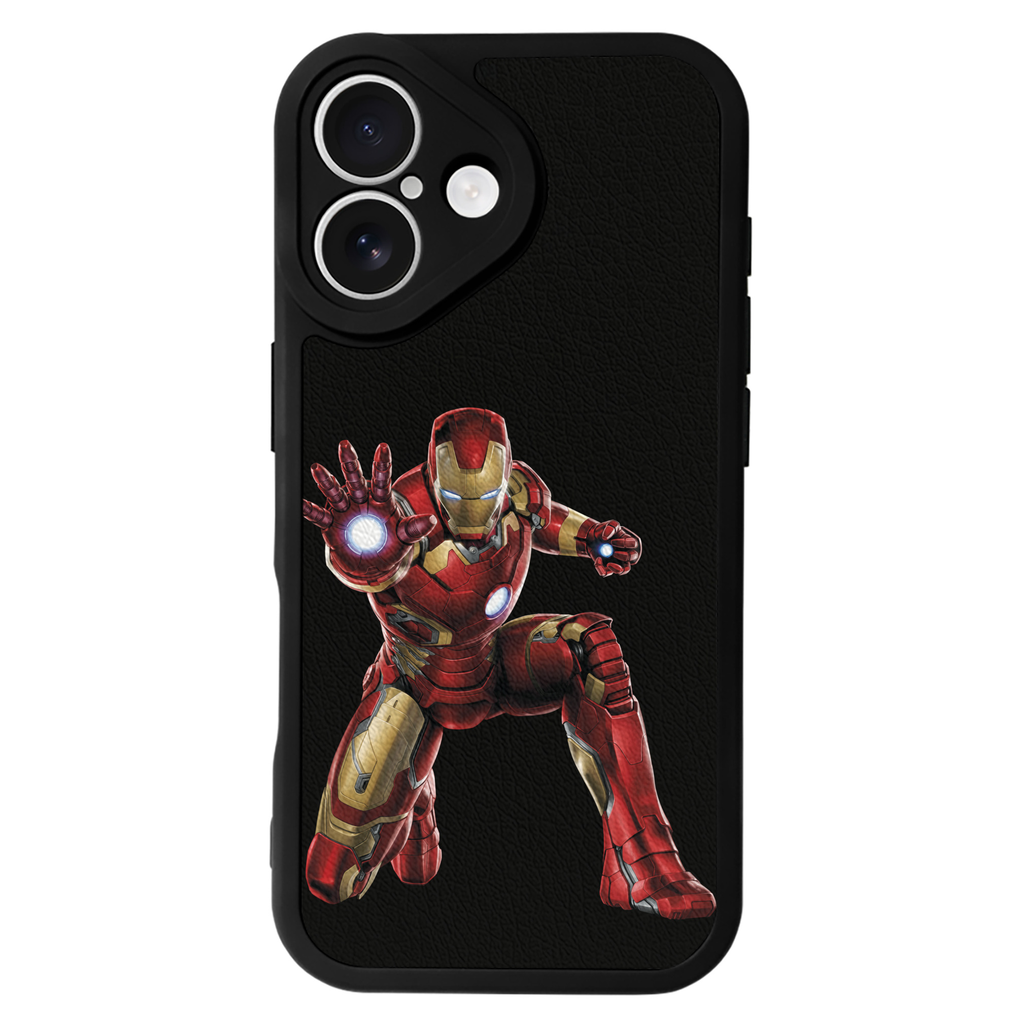 （画像用） アベンジャーズ The Avengers 【iPhone 16シリーズ対応】シリコンスマホケース（レザー調） 材質：シリコン